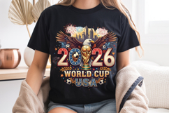 World Cup 2026 PNG USA Soccer Eagle Trophy Sublimation Product Image 8