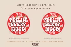 Feeling Berry Good PNG Sublimation | Strawberry PNG | Summer Product Image 2