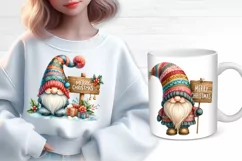 Christmas Gnome. Christmas clipart. PNG sublimatio Product Image 2