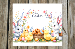 Watercolor Easter | 8 Skinny tumbler sublimation designs Product Image 9