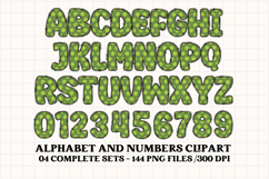 Monsters Alphabet png clipart, cute monster letters doodle Product Image 3