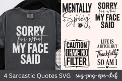 Sarcastic Quotes SVG PNG Product Image 1