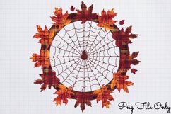 Halloween Autumn Plaid Clipart PNG Product Image 1
