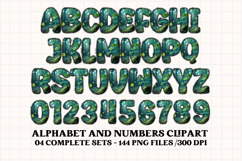 St patrick alphabet png clipart, st patrick letters doodle Product Image 3