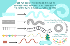 Christmas village map creator. Winter clipart and scenes kit Product Image 9