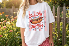 Bad Day To Be a Hot Dog PNG T-Shirt|4th of July PNG Sublimati Product Image 8