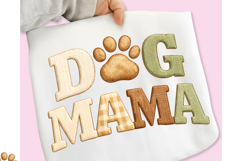 Mother's Day PNG, Crochet MAMA PNG, Faux Yarn Mama Bow PNG Product Image 7