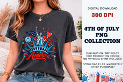 America Liberty Crown PNG | Sublimation DTF Product Image 9