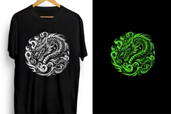 Fierce Oriental Dragon Head in Smoke Product Image 8