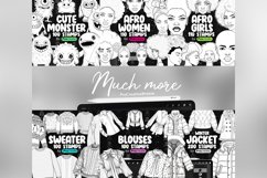 100 Procreate Sweater Stamp Brushes Product Image 9