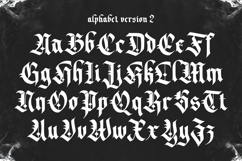 Dark Whisper - Fierce Blackletter Font Product Image 9