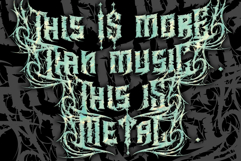 Heavytal - Heavy Metal Font Product Image 9