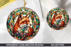 Animals Stained Glass Ornament Bundle, 30 High-Quality PNG Product Image 7