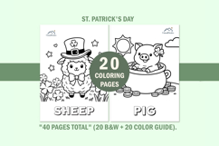 St Patrick's Day Coloring Pages for Kids Product Image 9