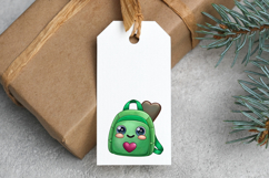 Back to School Png, Kawaii School Watercolor Clipart Product Image 9