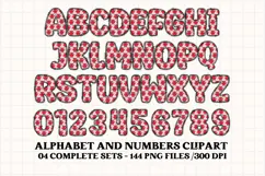 Cute Kids Monster Alphabet & Numbers doodle PNG Clipart Product Image 3
