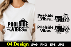 Poolside Vibes SVG PNG Product Image 1