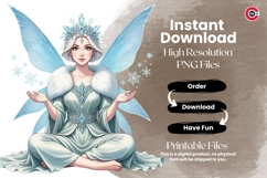 Frostlight Winter Fairy Transparent PNG Bundle Product Image 9