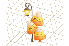 Halloween Costume Parade Clipart PNG with Monsters Clip Art Product Image 5