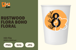 Rustwood Flora Boho Floral Monogram Product Image 1