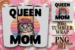 Joyful Adventures 20oz tumbler wrap, Cat Lover Product Image 1