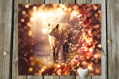 Fantasy Animals | 8 Skinny tumbler Sublimation designs, JPG Product Image 9