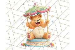 Tiny Carnival Friends Clipart PNG, Animal Fair Festival Product Image 5