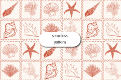 Sea Digital Paper-Underwater Ocean - Shell Digital Paper Product Image 1