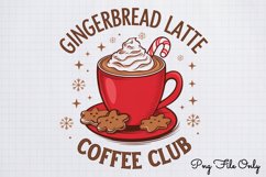 Gingerbread latte coffee club PNG Product Image 1