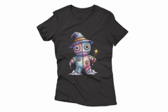 Wizard Hat Stitched Doll Magic Wand Voodoo PNG Halloween Product Image 4