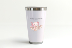 Halloween Axolotl Bat Wings Flying Spooky PNG Uparupa Product Image 4