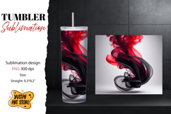 Abstract tumbler. Color smoke design Product Image 1
