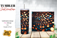 Abstract tumbler wrap. Orbital glow sublimation design Product Image 1