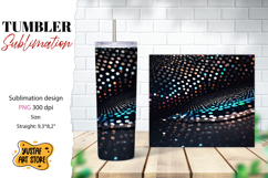 Abstract tumbler wrap. Digital flow sublimation design Product Image 1