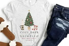 Cozy Days Simple Holiday Ways PNG Sublimation Design Product Image 4