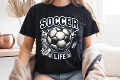 Soccer Life PNG, Sports Sublimation Design Product Image 8