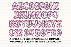 Birthday Girl Alphabet, birthday girl letters doodle clipart Product Image 3