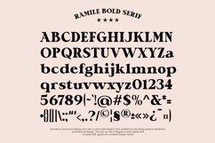 Ramile - Bold Serif Editorial Font Product Image 9