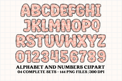 Valentines Day Seamless Patterns, Valentines doodle letters Product Image 4