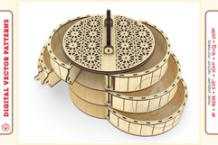 Box Organizer v30 - laser cut file - Glowforge ready SVG Product Image 9