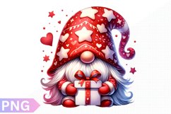 Valentine&#039;s Day Gnome Clipart - Gnome Sublimation PNG Design Product Image 1