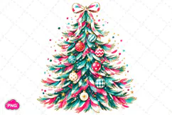 Merry Christmas PNG, Christmas Trees PNG, Christmas Shirt Product Image 2