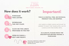 Health & Fitness Planner Canva Templates | 63 Pg | PINKS Product Image 9