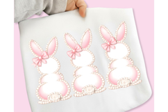 Pearl Bunny PNG, Easter Bunny Outline PNG, Happy Easter PNG Product Image 3