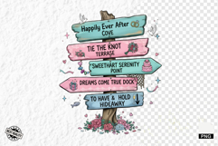 Summer Wedding Signspots Clipart Product Image 1