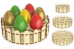 Easter Egg holders - Laser Cur File, Set of 4 Stands Product Image 19