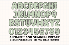 Fall Autumn Alphabet png clipart, fall autumn letters doodle Product Image 3