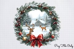 Christmas Winter Scenes Clipart PNG Product Image 1