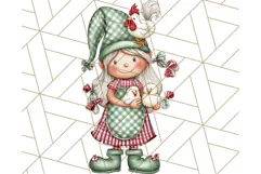 Farmer Gnome Clipart, Cute Farm Gnomes PNG Illustrations Product Image 5