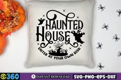 Haunted house enter at your own SVG, Halloween SVG Product Image 3